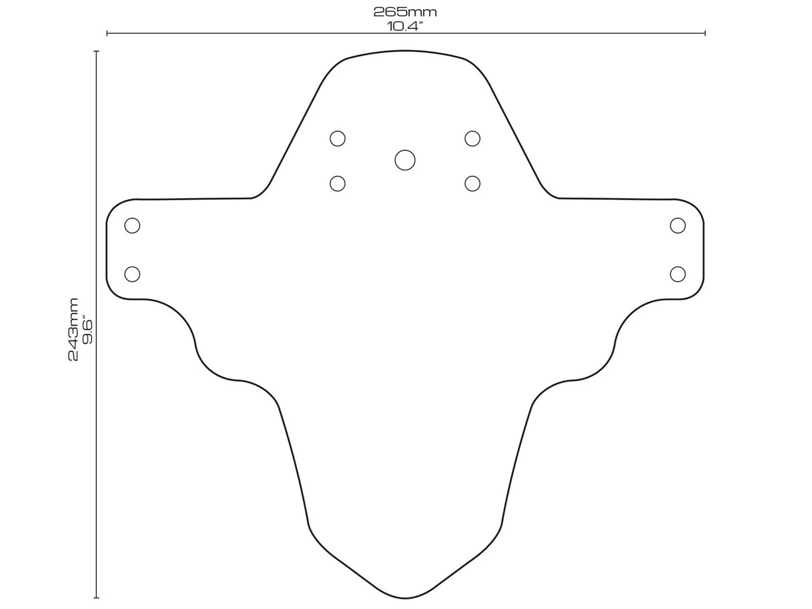 All-mountain-style AMS Garde Boue Avant Bear Mud Guard 4 All-mountain-style AMS Garde Boue Avant Bear Mud Guard – Image 4