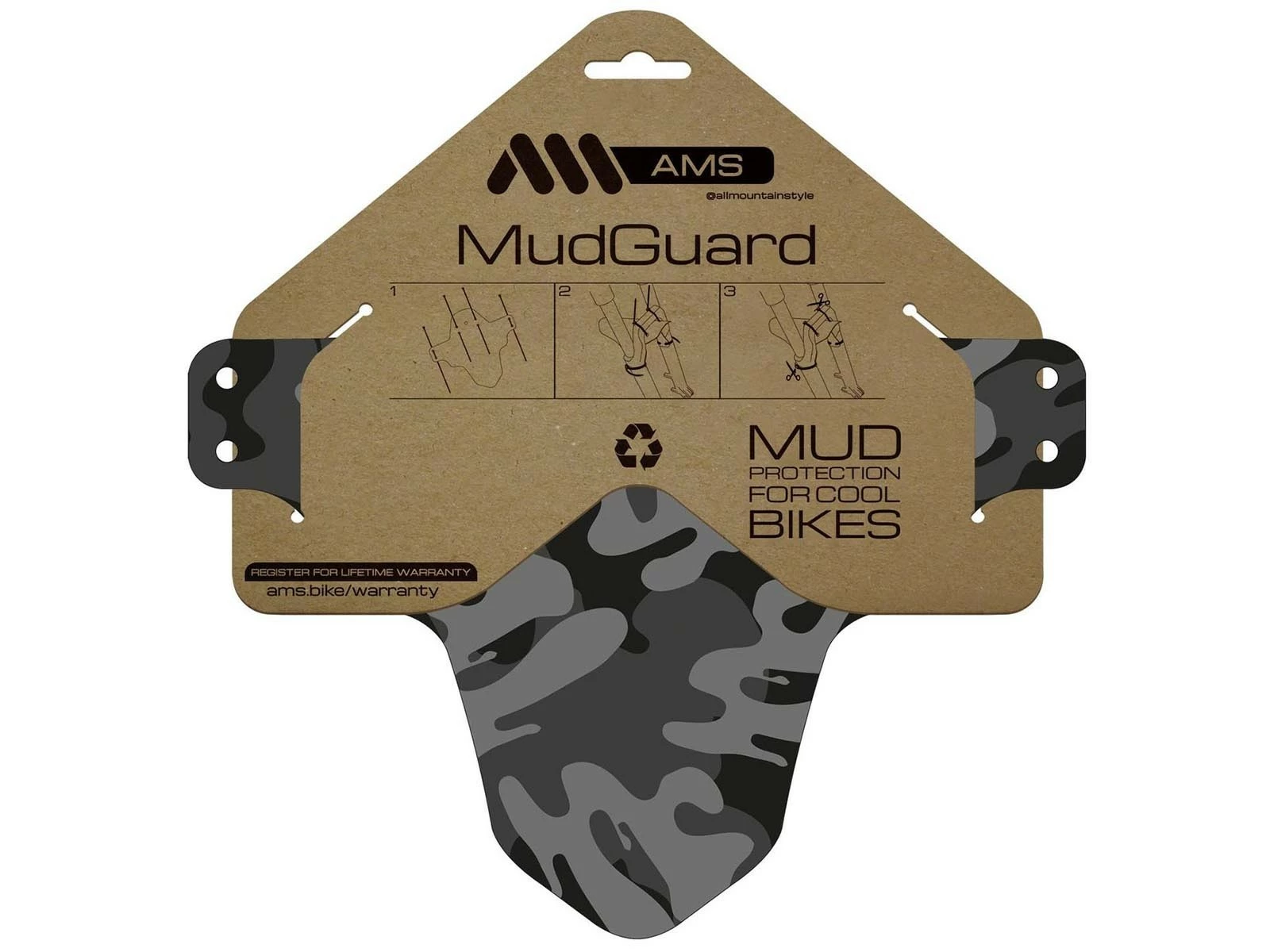 All-mountain-style AMS Garde Boue Avant Camo Mud Guard 1 All-mountain-style AMS Garde Boue Avant Camo Mud Guard