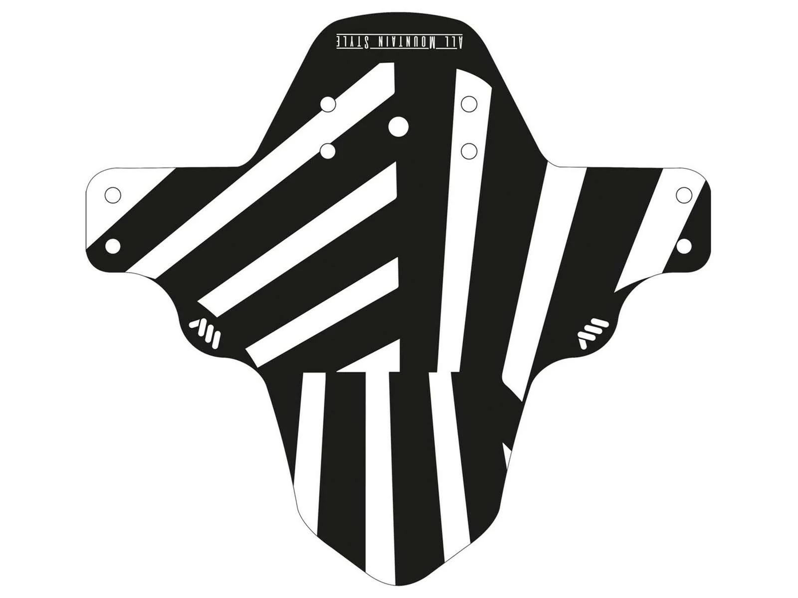 All-mountain-style AMS Garde Boue Avant Reflective Dazzle Mud Guard 2 All-mountain-style AMS Garde Boue Avant Reflective Dazzle Mud Guard – Image 2