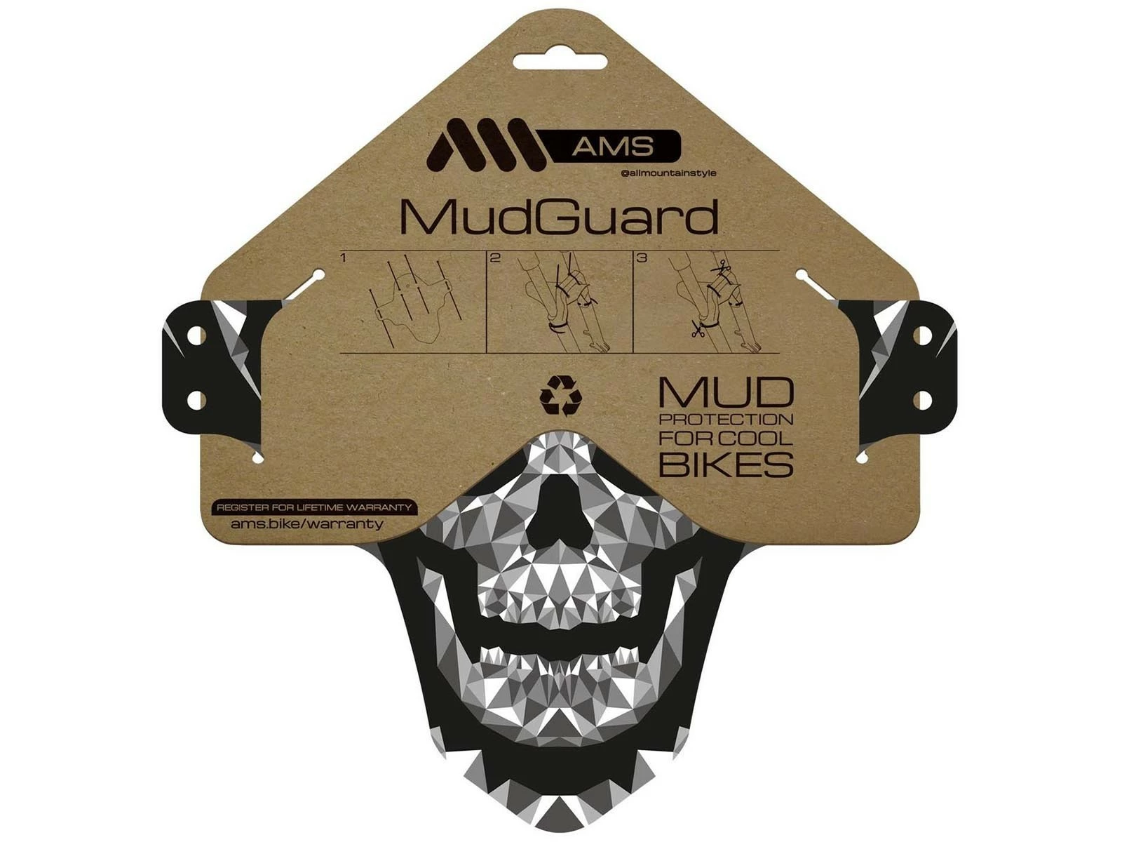 All-mountain-style AMS Garde Boue Avant Skull Mud Guard 1 All-mountain-style AMS Garde Boue Avant Skull Mud Guard