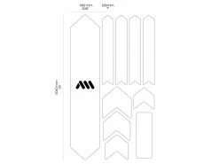 All-mountain-style AMS Kit De Protection Cadre Vélo Transparent -Pas Cher Vtt Magasin ams kit de protection cadre velo transparent 2