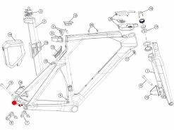 BMC Butées De Câble Arrière Timemachine 01 Disc - 301765