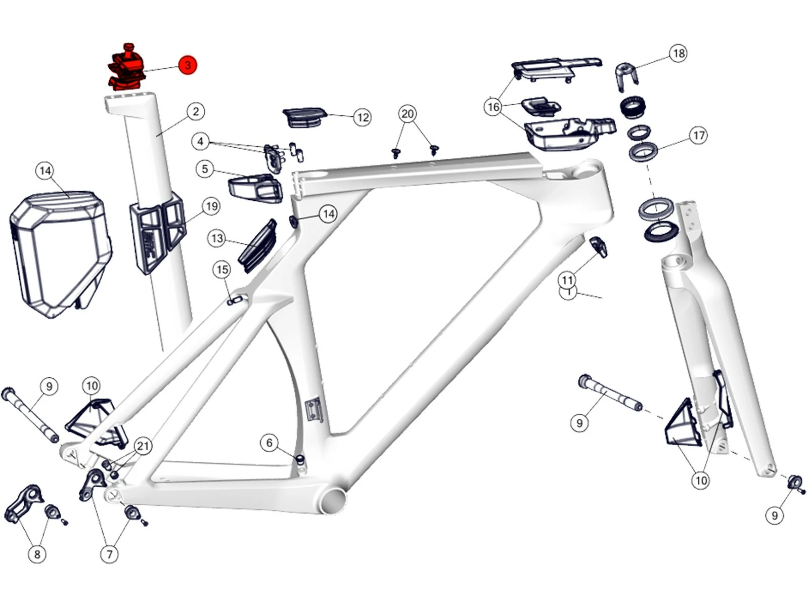 BMC Chariot De Selle Timemachine 01 / 02 Saddle Clamp 212482 1 BMC Chariot De Selle Timemachine 01 / 02 Saddle Clamp 212482