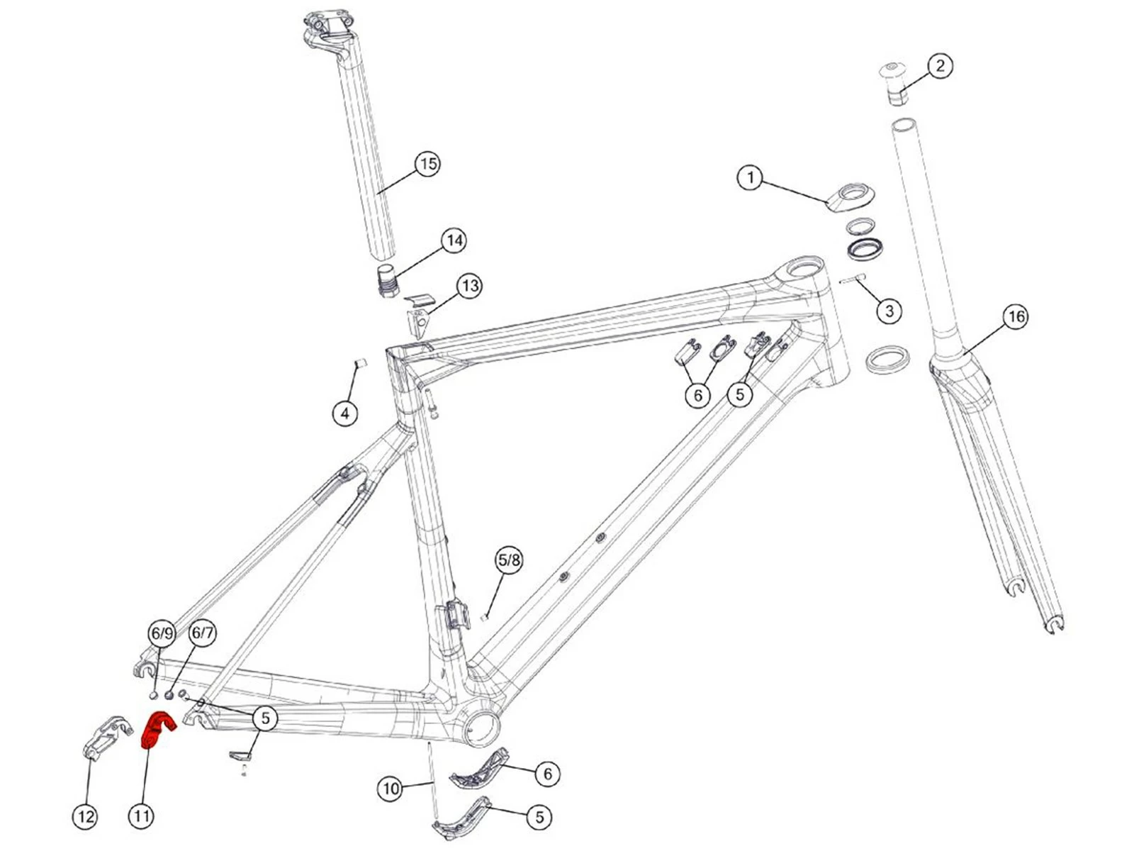 BMC Dropout 56 Patte De Dérailleur SLR MY2018 301090 (standard) 2 BMC Dropout 56 Patte De Dérailleur SLR MY2018 301090 (standard) – Image 2