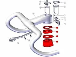 BMC Entretoises De Direction Roadmachine 01 (ICS2 / ICS Carbon) 30001804 -Pas Cher Vtt Magasin bmc entretoises de direction roadmachine 01 ics2 ics carbon 30001804 2