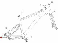 BMC Fixation Garde-boue URS Et Alpenchallenge - 216673