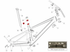BMC Jeu De Bagues Pour Tige De Selle RAD & Autodrop - 302113 -Pas Cher Vtt Magasin bmc jeu de bagues pour tige de selle rad autodrop 302113 2