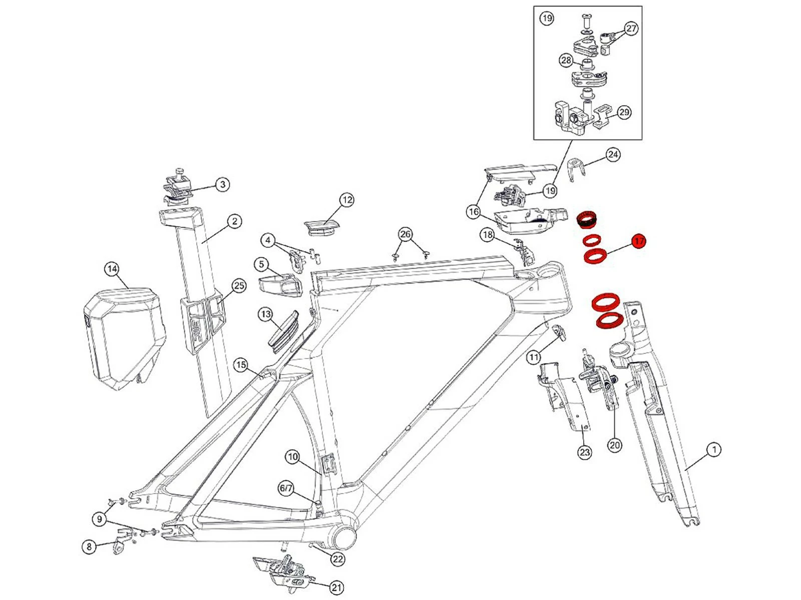 BMC Jeu De Direction Timemachine 01 Disc MY2019 - 301643 1 BMC Jeu De Direction Timemachine 01 Disc MY2019 - 301643