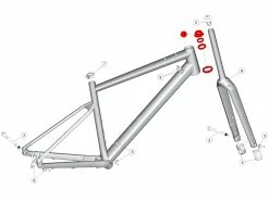 BMC Jeu De Direction URS AL / Roadmachine X AL Headset 30002030