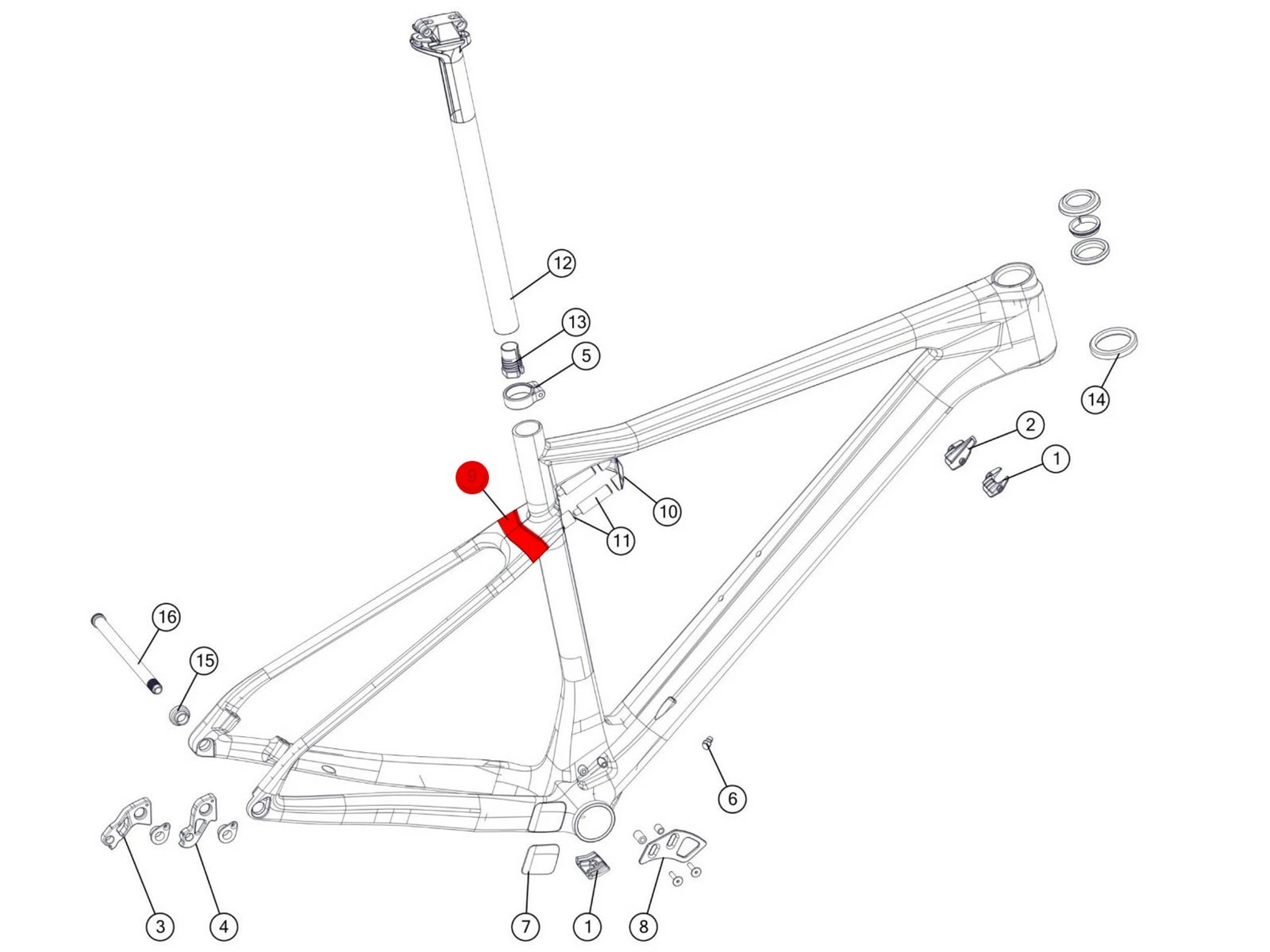 BMC Kit Bumper Amortisseur élastomère Teamelite 01 MTT - 222787 1 BMC Kit Bumper Amortisseur élastomère Teamelite 01 MTT - 222787