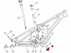 BMC Patte De Dérailleur Avant Speedfox Agonist - 301194
