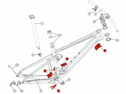 BMC Pièces De Rechange Small Parts Fourstroke 01 MY 2019 - 301735