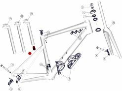 BMC Support Batterie Shimano Di2 Pour Tige Avec Mousse - 212500 -Pas Cher Vtt Magasin bmc support batterie shimano di2 pour tige avec mousse 212500 2