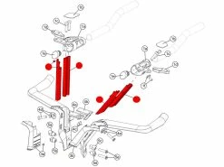 BMC TM01 Slider Kit Pour V-Cockpit 300829