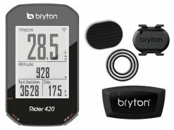 BRYTON GPS Rider 420T + Ceinture Cardio + Capteur Cadence