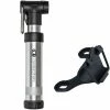 CRANKBROTHERS Gem Mini-pompe Silver + Support Cadre Vélo