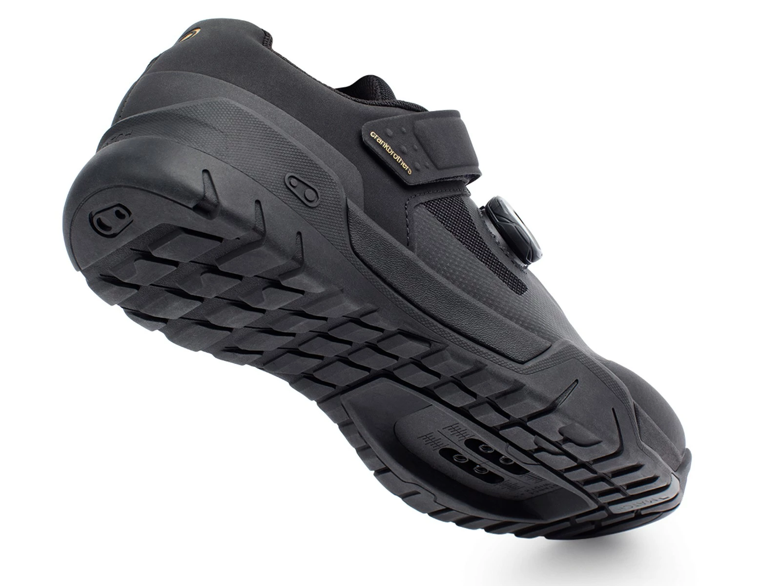 CRANKBROTHERS Mallet E BOA Clipin Chaussures VTT Enduro Black Gold 4 CRANKBROTHERS Mallet E BOA Clipin Chaussures VTT Enduro Black Gold – Image 4