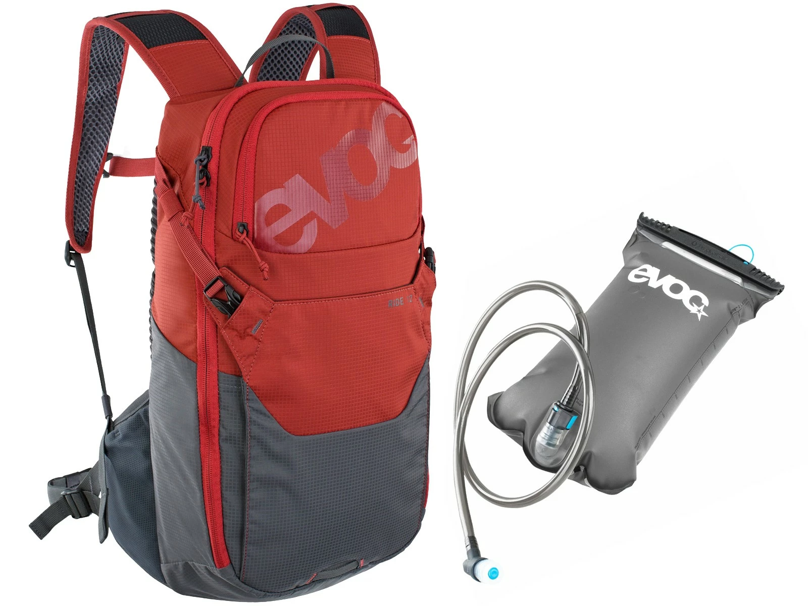 EVOC Sac à Dos Ride 12 Litres + Poche à Eau 2 Litres 1 EVOC Sac à Dos Ride 12 Litres + Poche à Eau 2 Litres