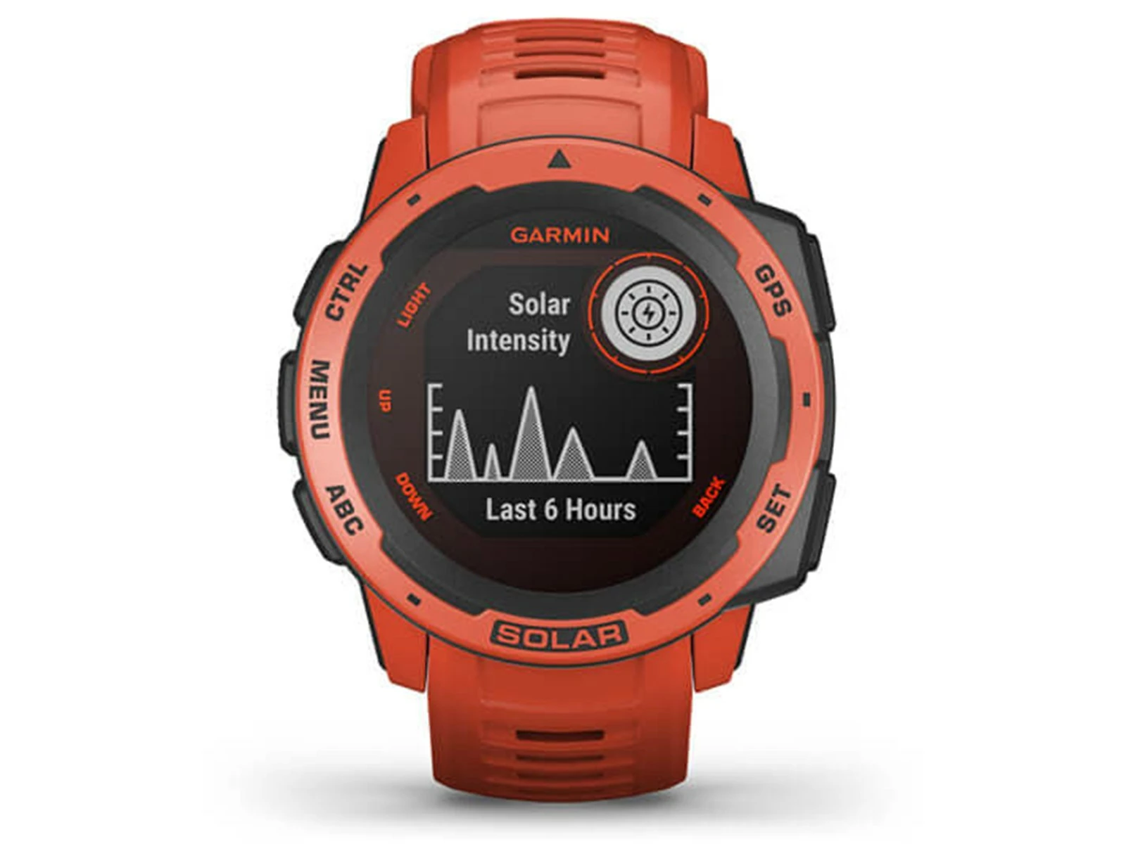 GARMIN Instinct Solar Rouge Feu Standard Edition Montre Connectée GPS 4 GARMIN Instinct Solar Rouge Feu Standard Edition Montre Connectée GPS – Image 4