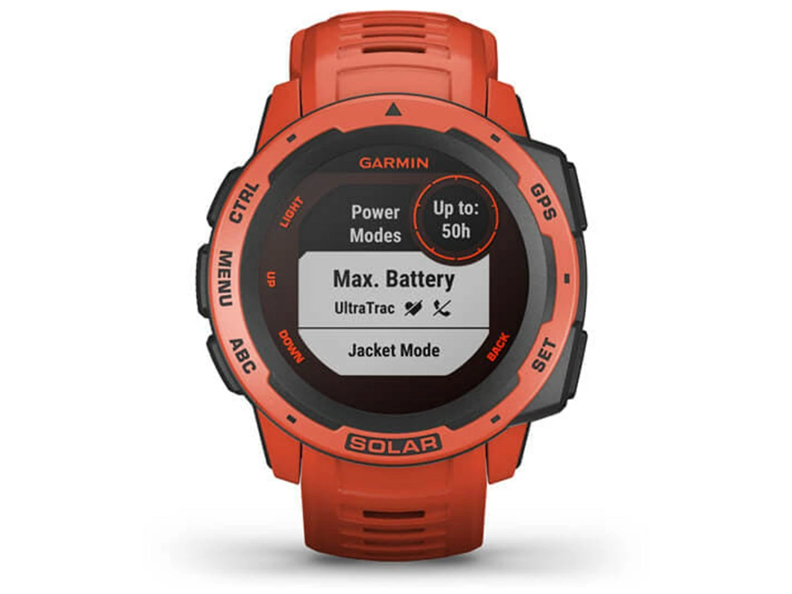 GARMIN Instinct Solar Rouge Feu Standard Edition Montre Connectée GPS 6 GARMIN Instinct Solar Rouge Feu Standard Edition Montre Connectée GPS – Image 6