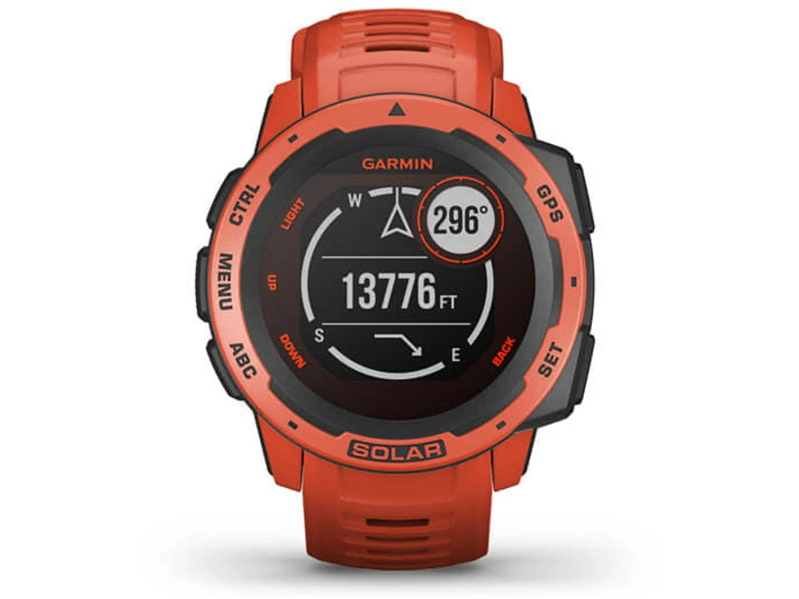 GARMIN Instinct Solar Rouge Feu Standard Edition Montre Connectée GPS 7 GARMIN Instinct Solar Rouge Feu Standard Edition Montre Connectée GPS – Image 7