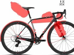 GIRS Kit Cadre Gravel RNR BSA Carbone Noir Gris 2023 -Pas Cher Vtt Magasin girs kit cadre gravel rnr bsa carbone noir gris 2023 2