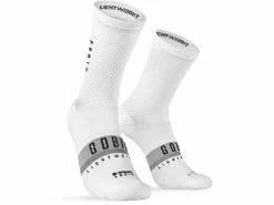 GOBIK Lightweight Antartica Unisex Paire De Chaussettes Cycliste Blanc