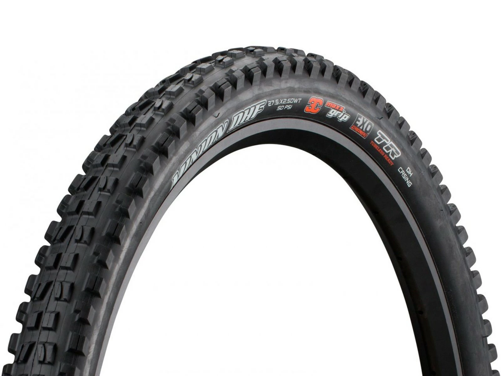 MAXXIS Minion DHF Pneu Souple MaxxGrip Dual Exo WT TR - 27,5 X 2,5 Pouces 1 MAXXIS Minion DHF Pneu Souple MaxxGrip Dual Exo WT TR - 27,5 X 2,5 Pouces