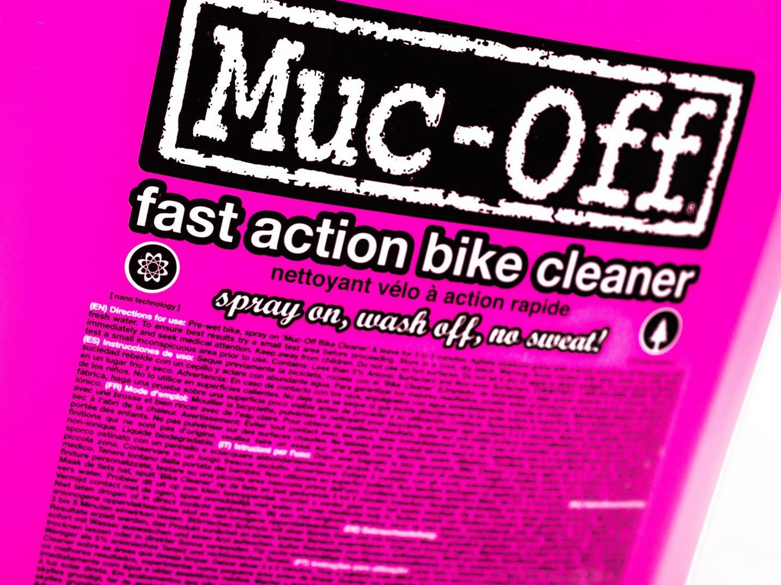 MUC-OFF Nano Tech Nettoyant Instantané Pour Vélo - Bidon 5L 3 MUC-OFF Nano Tech Nettoyant Instantané Pour Vélo - Bidon 5L – Image 3