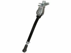 NEWTON Béquille Vélo Réglable Latérale Plaque Alu 20-28" Noir