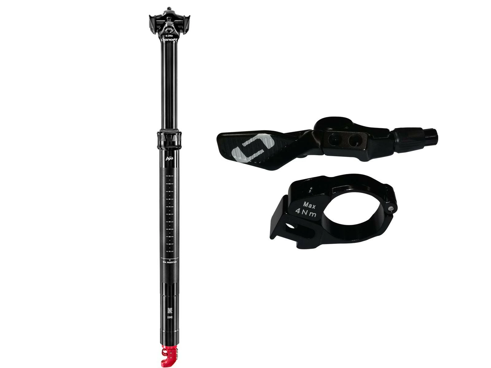 ONOFF Tige De Selle Télescopique 110mm ⌀27,2mm 40cm 1 ONOFF Tige De Selle Télescopique 110mm ⌀27,2mm 40cm