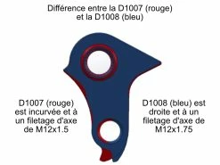 PILO Patte De Dérailleur D1008 Pour Mondraker Dès 2022 -Pas Cher Vtt Magasin pilo patte de derailleur d1008 pour mondraker vtt et vttae 3