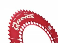 ROTOR Plateau Extérieur Q-Rings Aero 110BCDx4 Q50(34) 11v Red -Pas Cher Vtt Magasin rotor plateau q rings aero 110bcd q5034 11v red 2