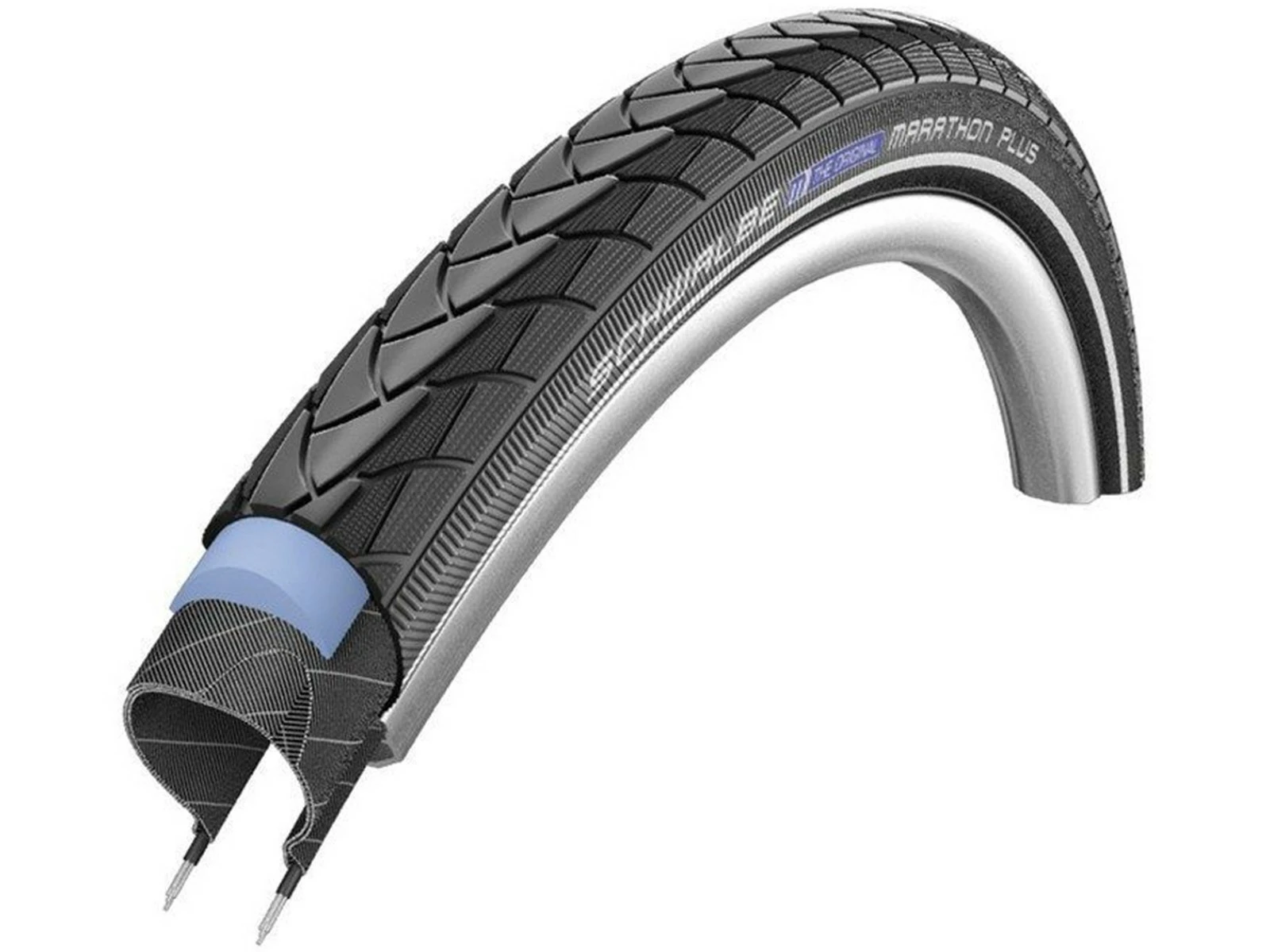 SCHWALBE Pneu Rigide Marathon Plus HS440 700x35c 28x1.4 Pouces 2 SCHWALBE Pneu Rigide Marathon Plus HS440 700x35c 28x1.4 Pouces – Image 2
