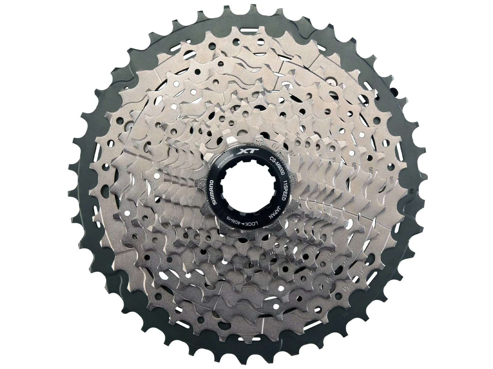 SHIMANO Cassette VTT DEORE XT CS-M8000 11 Vitesses 11-42 1 SHIMANO Cassette VTT DEORE XT CS-M8000 11 Vitesses 11-42
