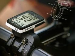 SIGMA Compteur ROX2.0 GPS Blanc Support Cintre -Pas Cher Vtt Magasin sigma compteur rox20 gps blanc support cintre 2