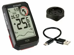 SIGMA Compteur ROX4.0 GPS Noir Altimètre