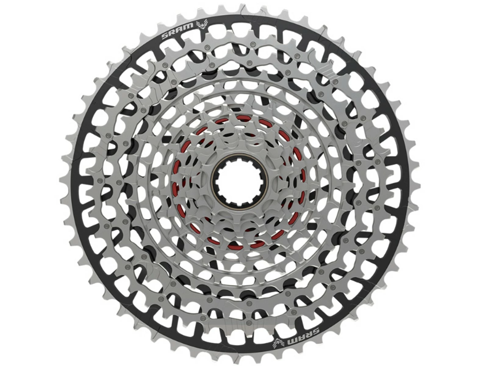 SRAM Cassette XX XS-1297 T-Type Eagle 12v 10-52 Argent Noir 1 SRAM Cassette XX XS-1297 T-Type Eagle 12v 10-52 Argent Noir