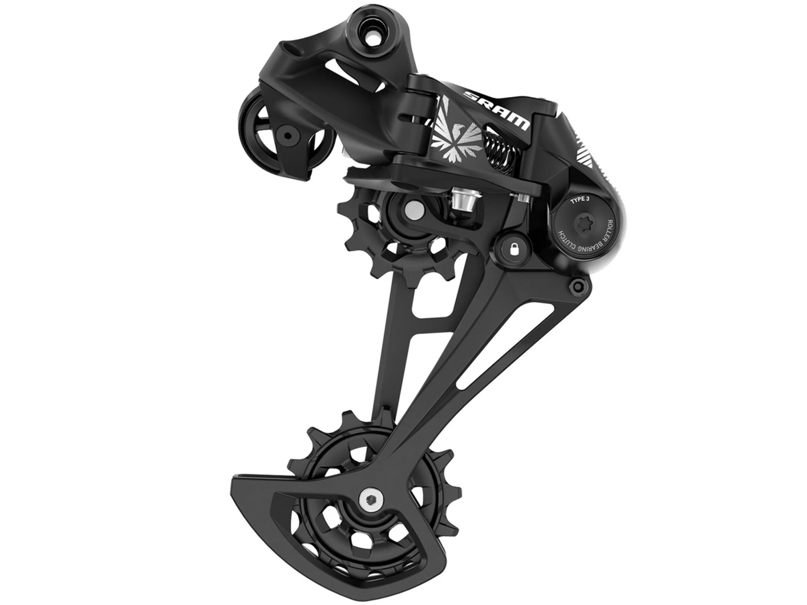 SRAM Dérailleur Arrière NX Eagle 12 Vitesses RD-NX-1-B1 1 SRAM Dérailleur Arrière NX Eagle 12 Vitesses RD-NX-1-B1