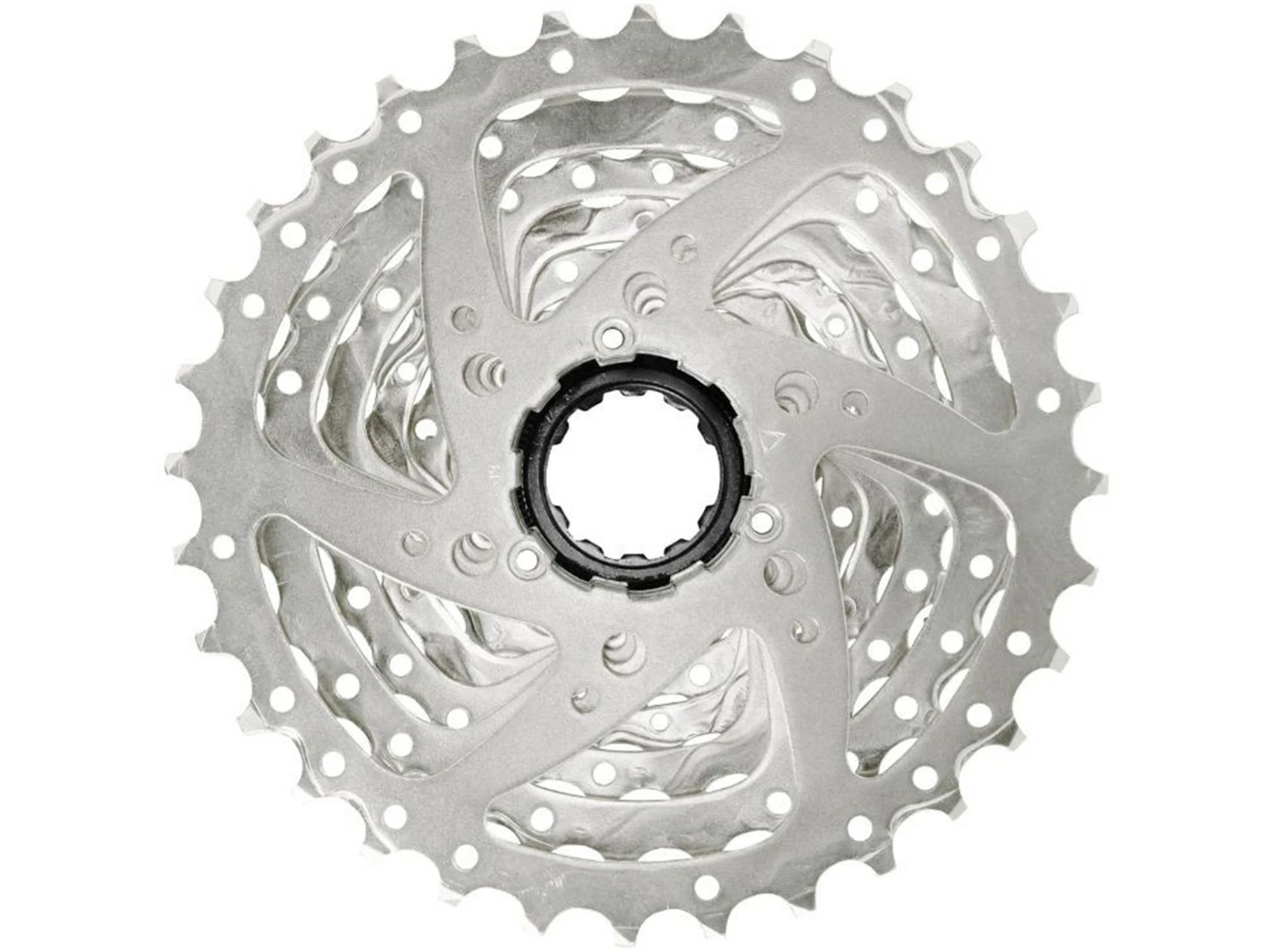 SUNRACE Cassette Shimano/Sram M66 8v 11-34 Argent 2 SUNRACE Cassette Shimano/Sram M66 8v 11-34 Argent – Image 2