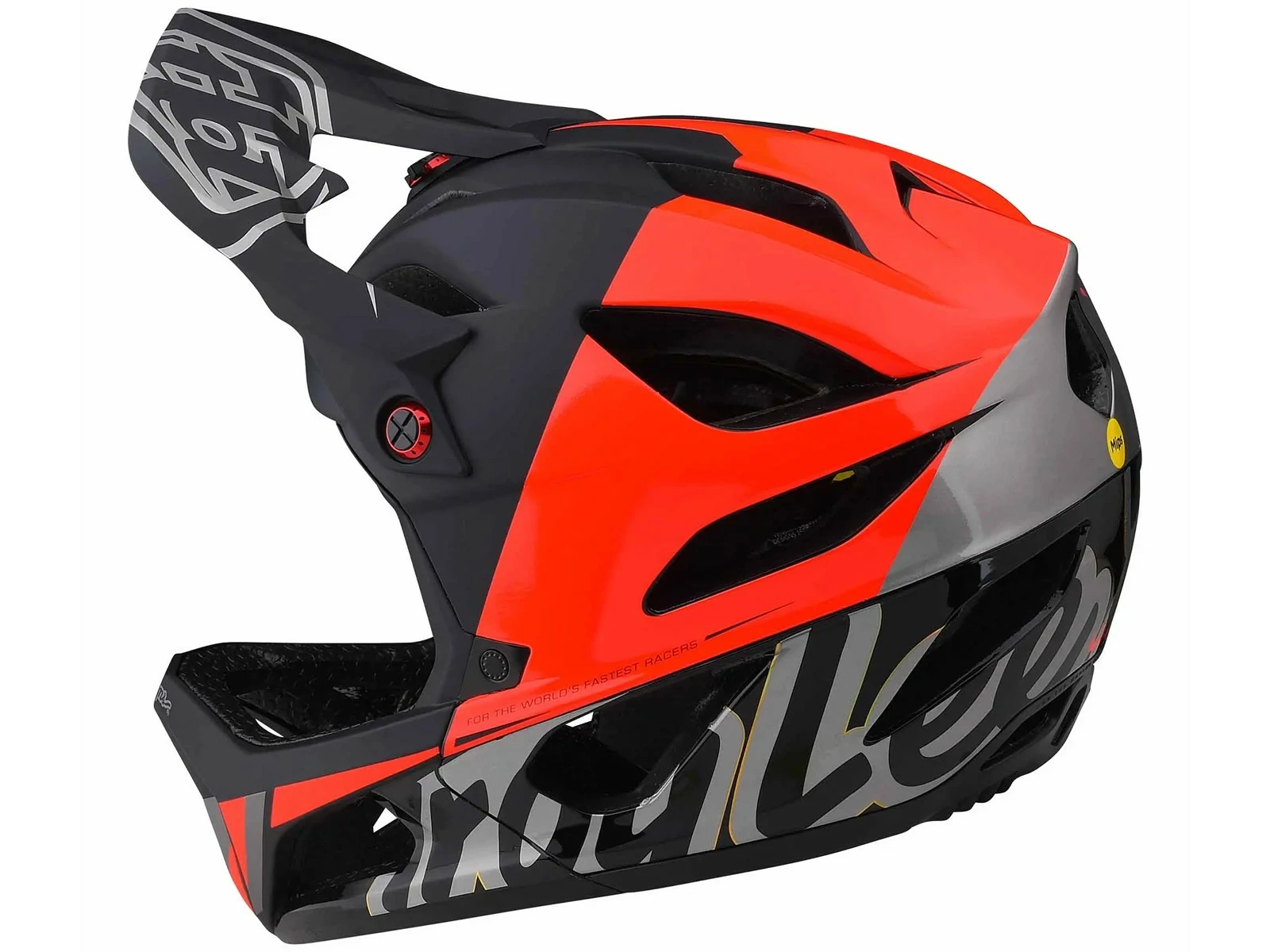 TROY LEE DESIGNS Stage MIPS Nova Casque VTT Glow Red 3 TROY LEE DESIGNS Stage MIPS Nova Casque VTT Glow Red – Image 3